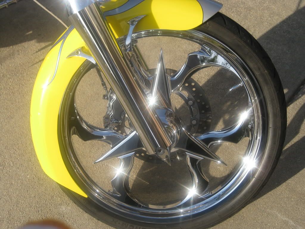 Simichrome Polish Motorcycle Wheel Restoration